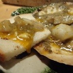 鮨げん家 - ホタテ蟹味噌マヨネーズ焼き（１）