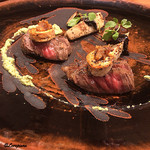 千陽 - 倉石牛､鮟鱇の肝､生海胆､海老芋