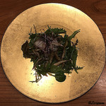 千陽 - 公魚の稚魚のサラダ