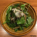 千陽 - 公魚の稚魚のサラダ