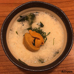 千陽 - 大和芋すり流しに生海胆ごはん