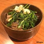 千陽 - 幸神目抜と根付きの芹鍋