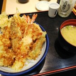 天丼てんや - 真鱈と白子・白魚の天丼