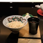 野嵯和 - ズワイ蟹の炊き込みご飯