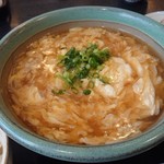 まい華 - けいらんうどん  (あんかけ玉子とじうどん)