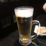 逸品火鍋 - 生ビール：４８０円(2011/11)