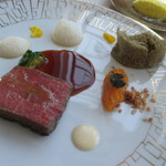 SALONE TOKYO - 赤牛ロースト　南瓜のモスタルダ