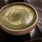 CAFE QINEMA - 抹茶ラテ500円