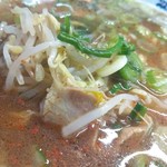 ラーメン 藤 - もやしは、細め。