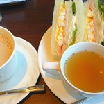 喫茶室 ルノアール - 黒蜜ミルク(ホット)￥730 +モーニングセット