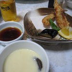はつしろ - から揚げ、茶碗蒸し