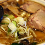 レストラン 古潭荘 - 味噌野菜ラーメン。