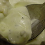 ル・シュクレ - ミルクプリンの上にブルーチ－ズクリームがたっぷり