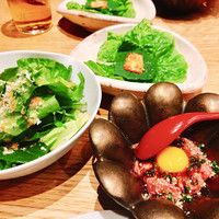 焼肉すどう 春吉 - 今日のユッケはクルリンッパ♪