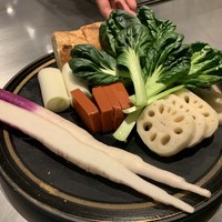 鉄板焼 但馬 - 近江野菜