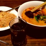 上海華龍 - 【2019.2.24(日)】ほんじつのおすすめ②(キムチチャーハン＋担々麺)980円
