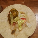 NOBU - サボテンと挽肉タコス