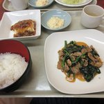 平塚飯店 - 日替わり定食2019.02.14