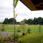 ノースファームストック - 付近は車も走ってるけど長閑で落ち着いています。