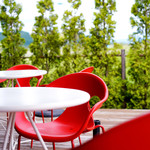 ノースファームストック - 天気の良い日はテラス席がオススメ♪