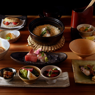 Dishes tailored to the changing seasons 3,500 yen