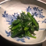 茶禅華 - 塩炒豆苗