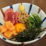 極楽湯 - 海鮮納豆バクダン    480円