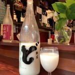 m - 白瀑　しらたき　純米にごり生「ど」₍₍( ´ ▽. ` )ﾉ