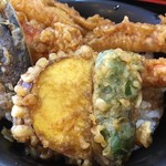 天秀 - 大えび穴子天丼