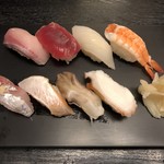 Tengu - スタンダードな握りだけど深夜にちゃんとした寿司が食べられるのはかなりの魅力❤