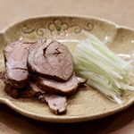 花いち - 和風焼豚とせろりの千切り