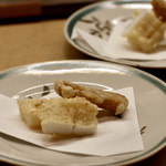 花いち - あおりいかと干しいも天ぷら