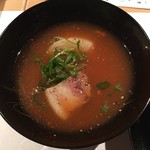 日本料理 肉菜 百福 - 猪肉の赤味噌仕立て