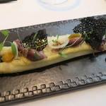 プレヴナンス - 仏ロワール産ホワイトアスパラ　ホタルイカマリネ