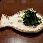 花坊 - 春ニラの醤油漬け　350円。