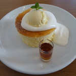 Cafe202 - ふくふくパンケーキ シンプル 880円