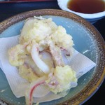 梅乃葉 - げそ等を天ぷらに