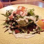 TEPPANYAKI 10 GINZA - サラダのアップ