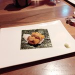 TEPPANYAKI 10 GINZA - 焼きウニ