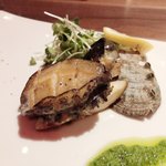 TEPPANYAKI 10 GINZA - アワビのアップ