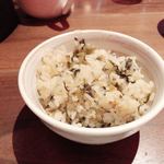 TEPPANYAKI 10 GINZA - 高菜のガーリックライス