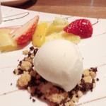 TEPPANYAKI 10 GINZA - デザートのアップ２