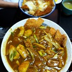 きよひら - カツカレーうどん大盛870+100円