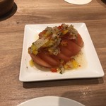 餃子 RENBOW - 冷やしトマト特製タマネギドレッシング