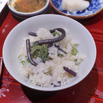 銀座 しのはら - 山菜ごはん