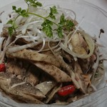 中国料理 堀内 - むし鶏の黒ゴマサラダ