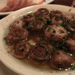 ビーボ デイリースタンド - 「マッシュルームのオイルフォンデュ」:オイルをバケットに付けて食べても美味しい♪