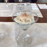 無国籍蕎麦会席 拓朗亭 - ひとつまえ 古都白瀬 自家製マヨネーズ明太子ソースがけ