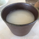 無国籍蕎麦会席 拓朗亭 - 蕎麦湯