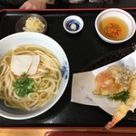 麺匠 くすがみ - 海老天ぷらうどん